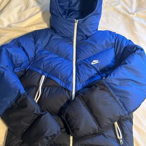Blue NIKE STORM-FIT Windrunner